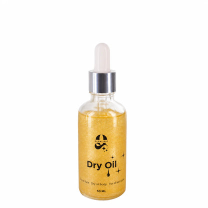 Shimmering Dry Oil – 50ml (Gold Glitter)