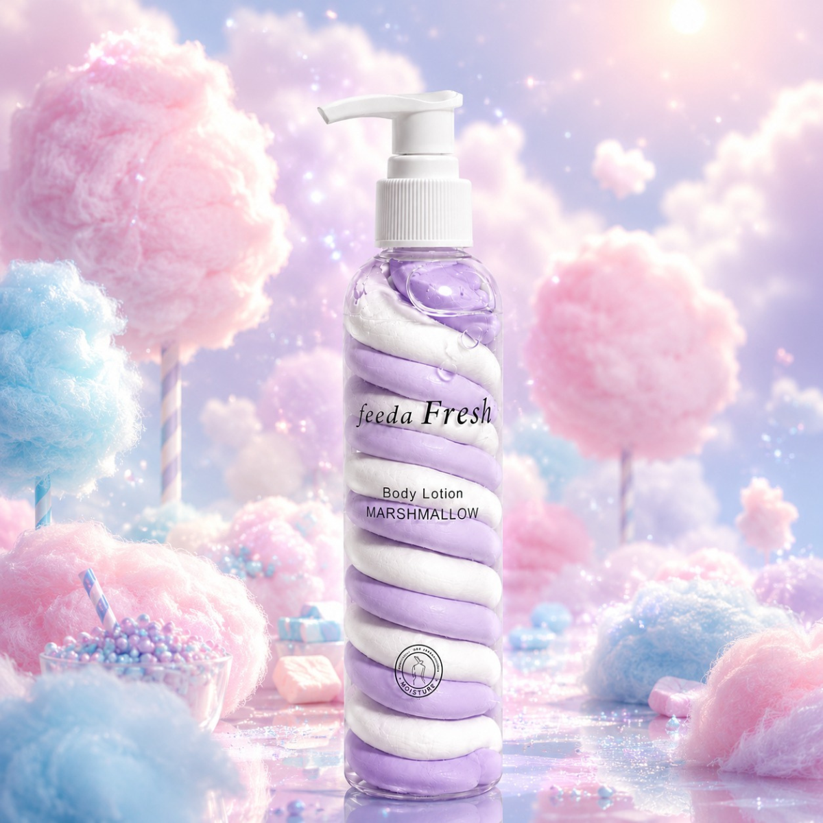 Feeda Fresh لوشن جسم برائحة غزل البنات