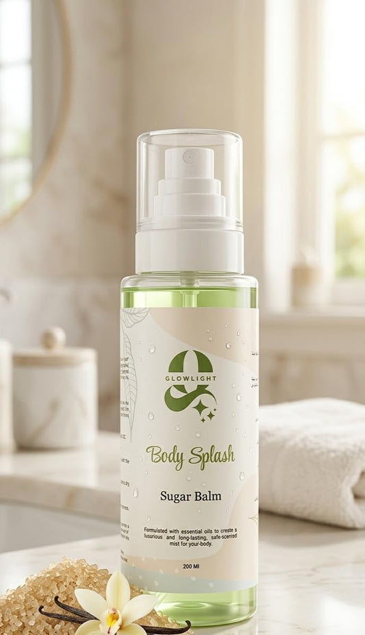 Glowlight Body Splash, Refreshing Mist, First Love Scent, with Moisturising Ingredients, Long-Lasting Hydration 200ml