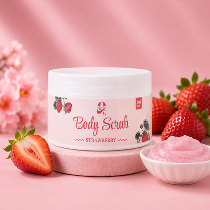 Body Scrub – 250ml (Strawberry)