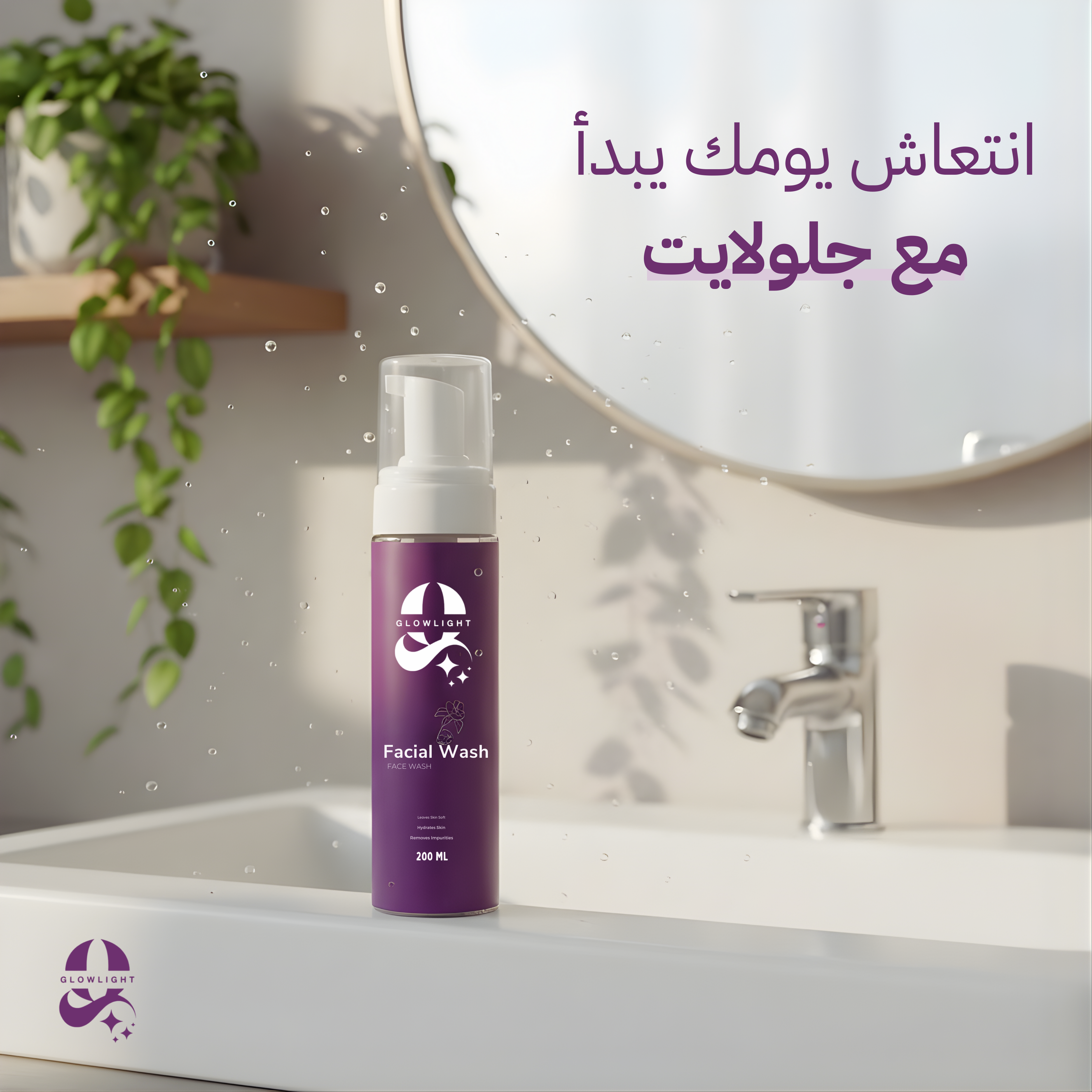 Glowlight غسول وجه بحمض الساليسيليك 2%